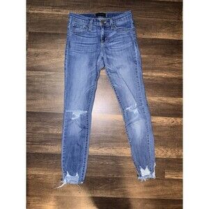 Flying Monkey Women's Stretch Jeans Size 24 Blue Denim Mid Rise Skinny Fit